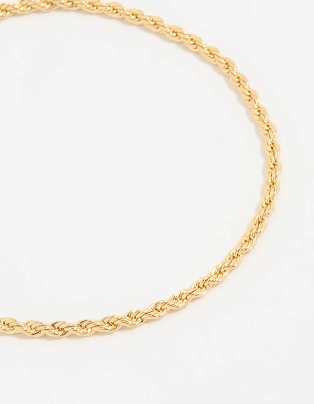Gold Plated Simple Rope Toggle Bracelet - Image 2