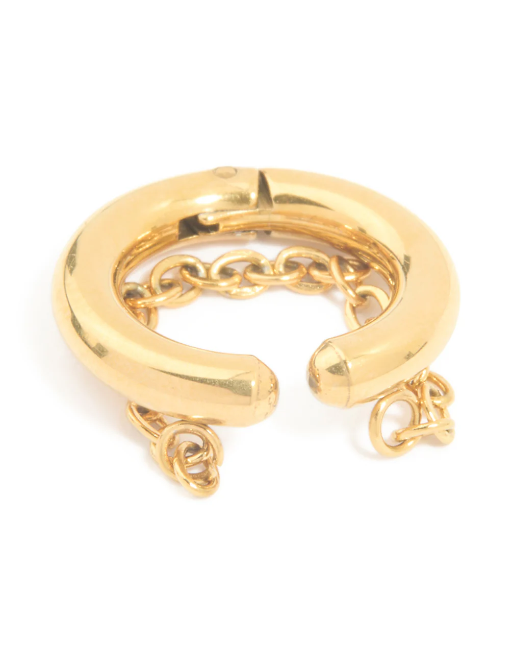 Gold Plated Single Chain Ear Cuff - Image 3