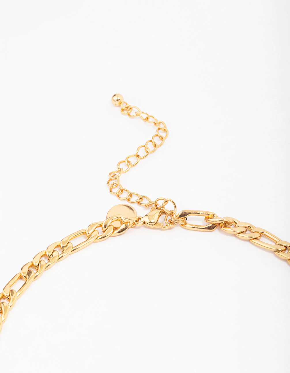Waterproof Gold Plated Stainless Steel Chunky Fob Necklace - Image 5