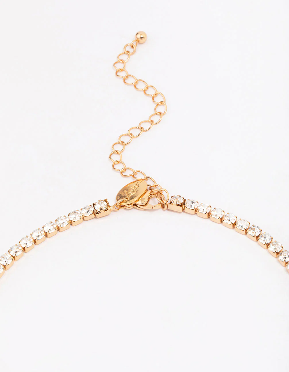 Waterproof Gold Plated Stainless Steel Cubic Zirconia Tennis Necklace - Image 5