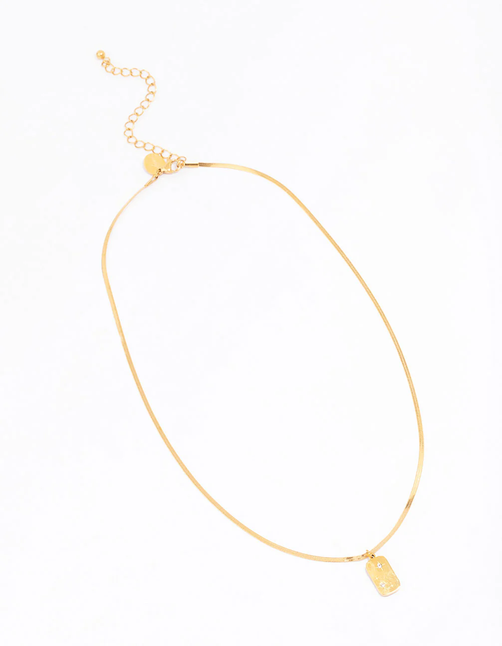 Waterproof Gold Plated Stainless Steel Stars Night Pendant Necklace - Image 2