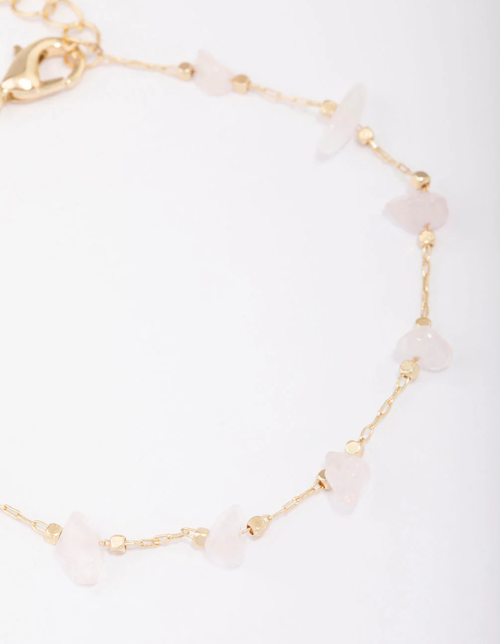 Gold Plated Station Semi-Precious Bracelet - Image 3