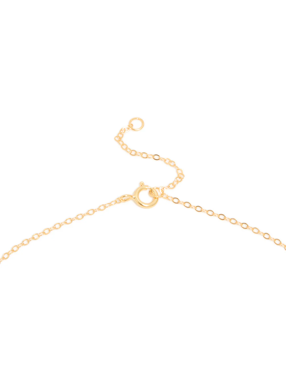 Gold Plated Sterling Silver Bubble Letter J Necklace - Image 5