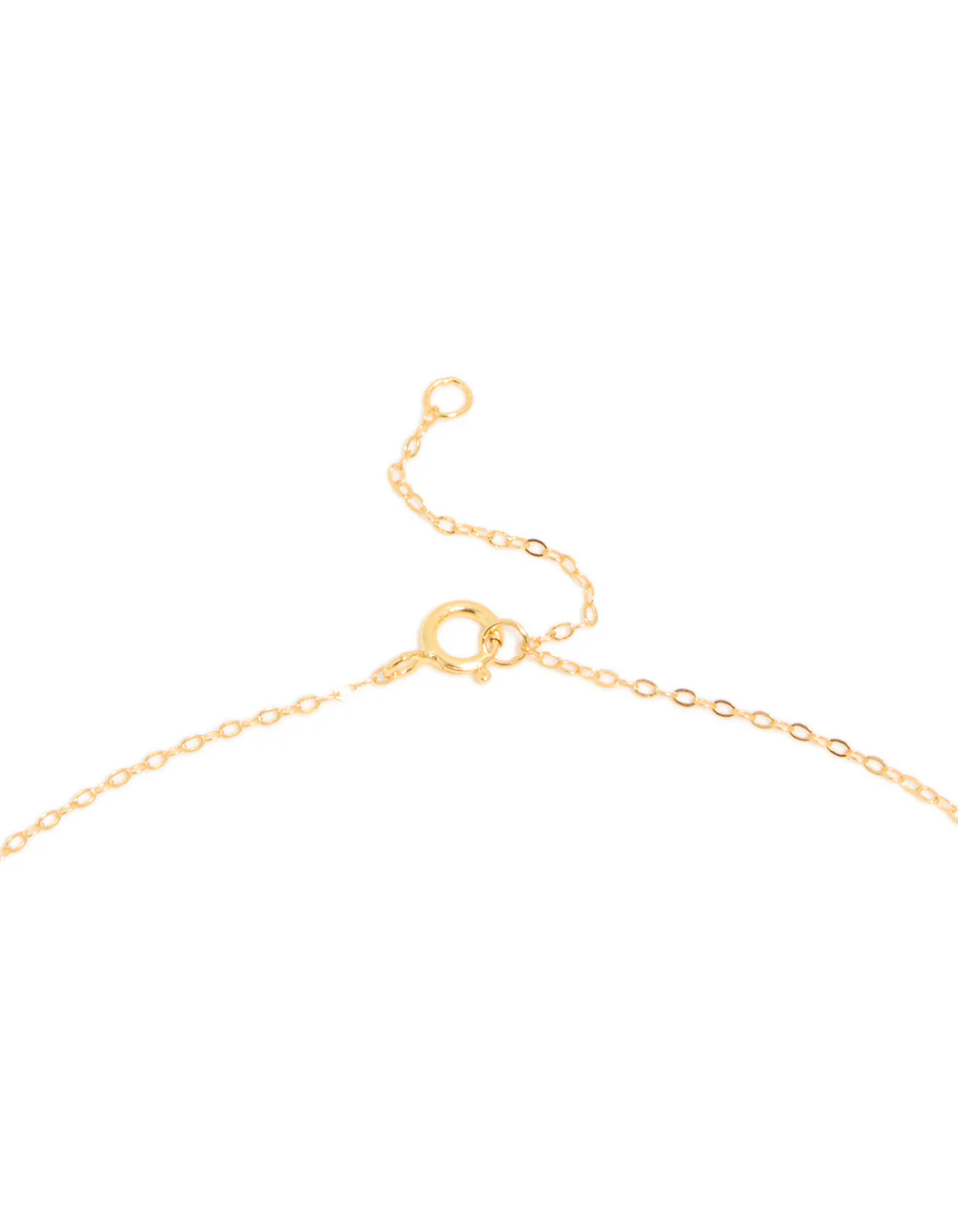Gold Plated Sterling Silver Bubble Letter L Necklace - Image 5