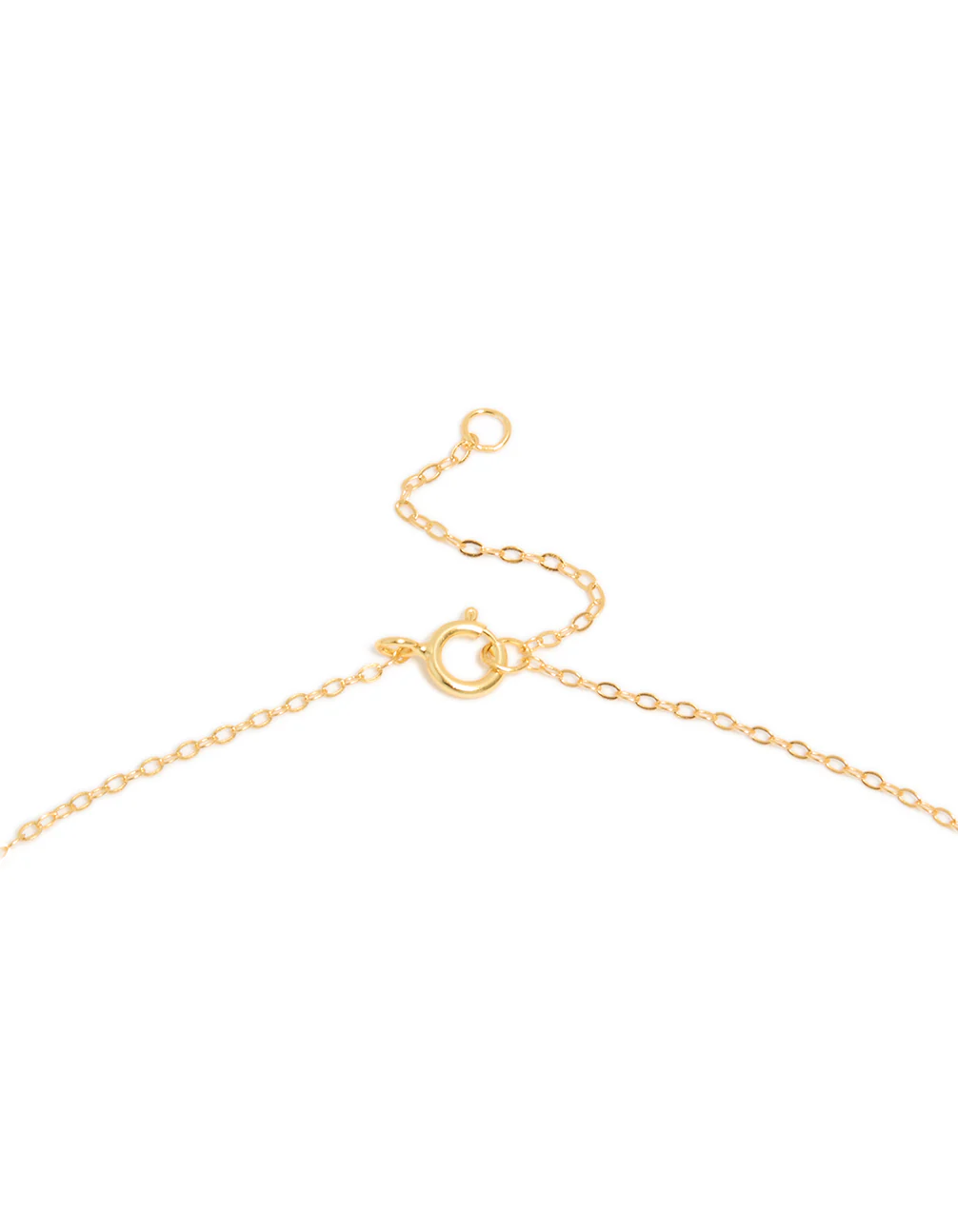 Gold Plated Sterling Silver Bubble Letter S Necklace - Image 5