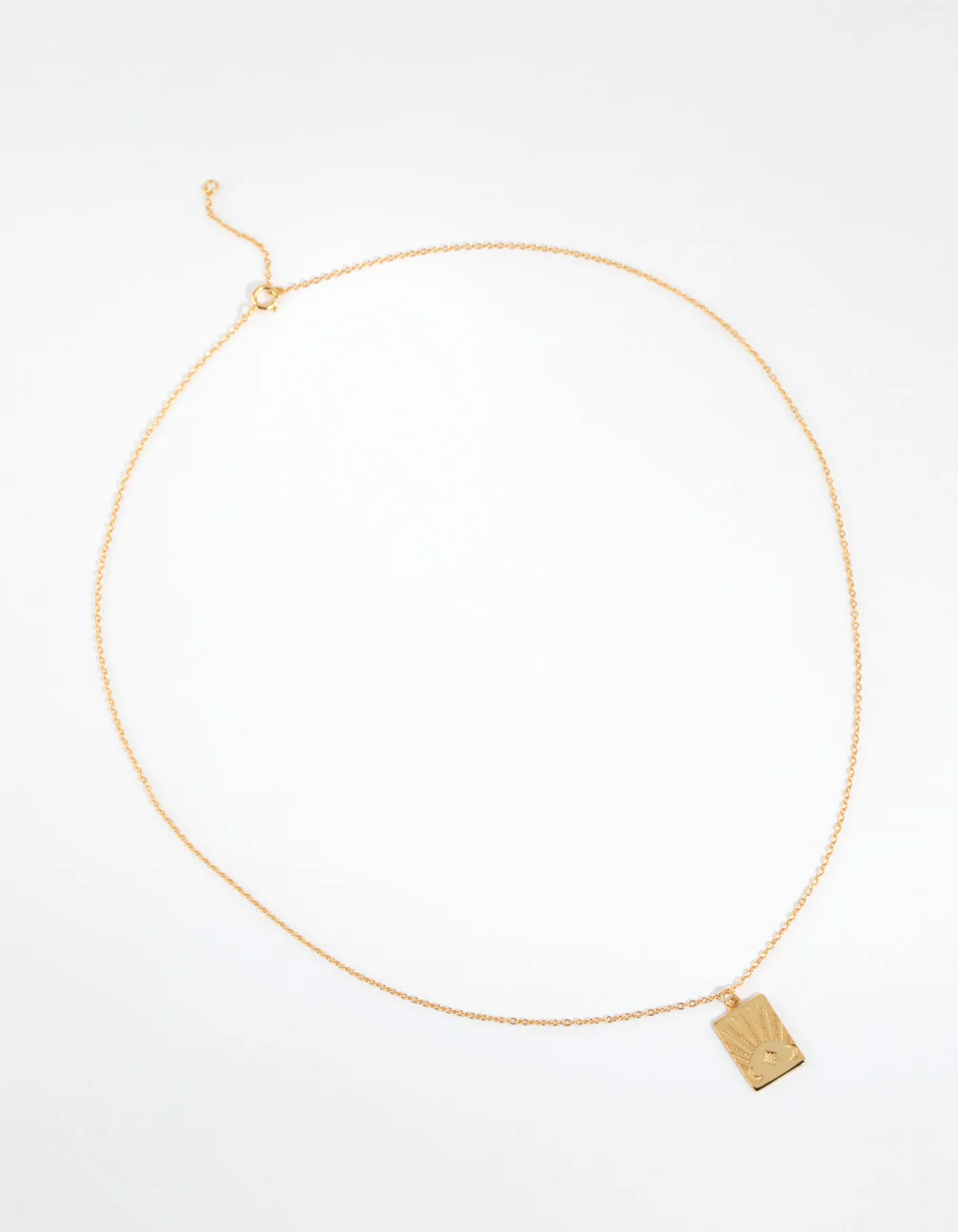 Gold Plated Sterling Silver Tarot Necklace - Image 2