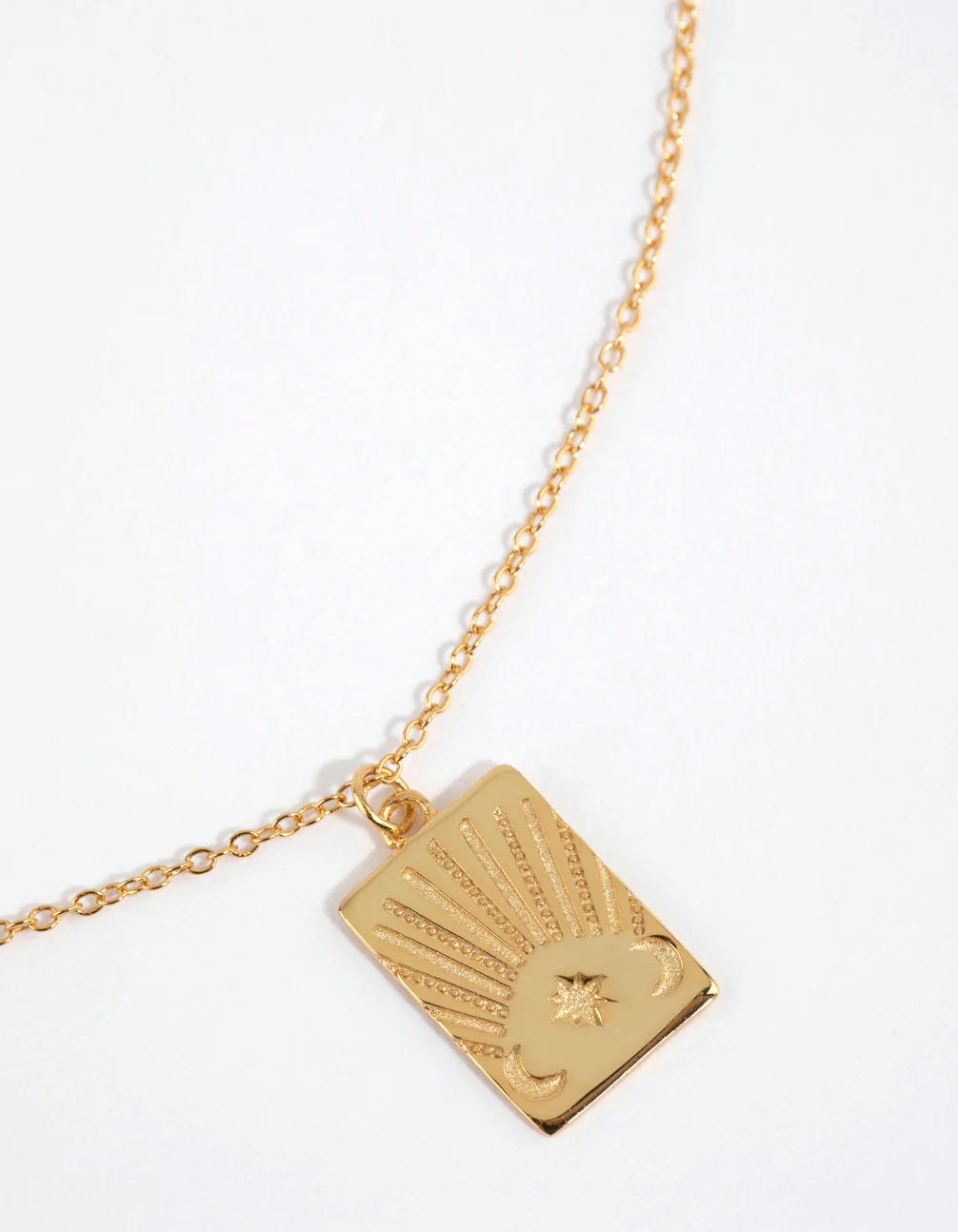 Gold Plated Sterling Silver Tarot Necklace - Image 3