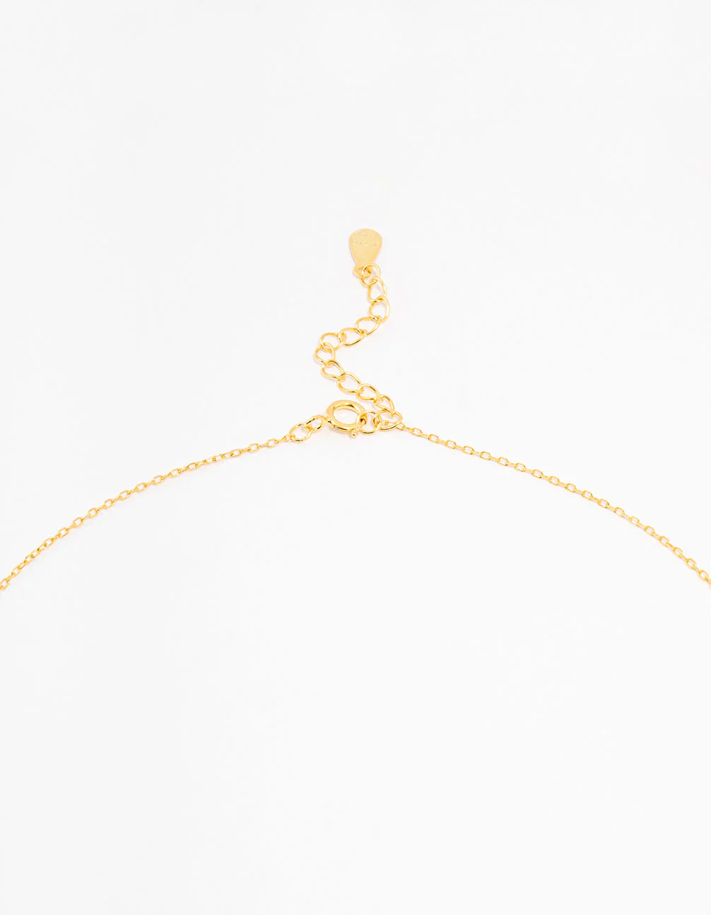 Gold Plated Sterling Silver Cubic Zirconia Cross Necklace - Image 3
