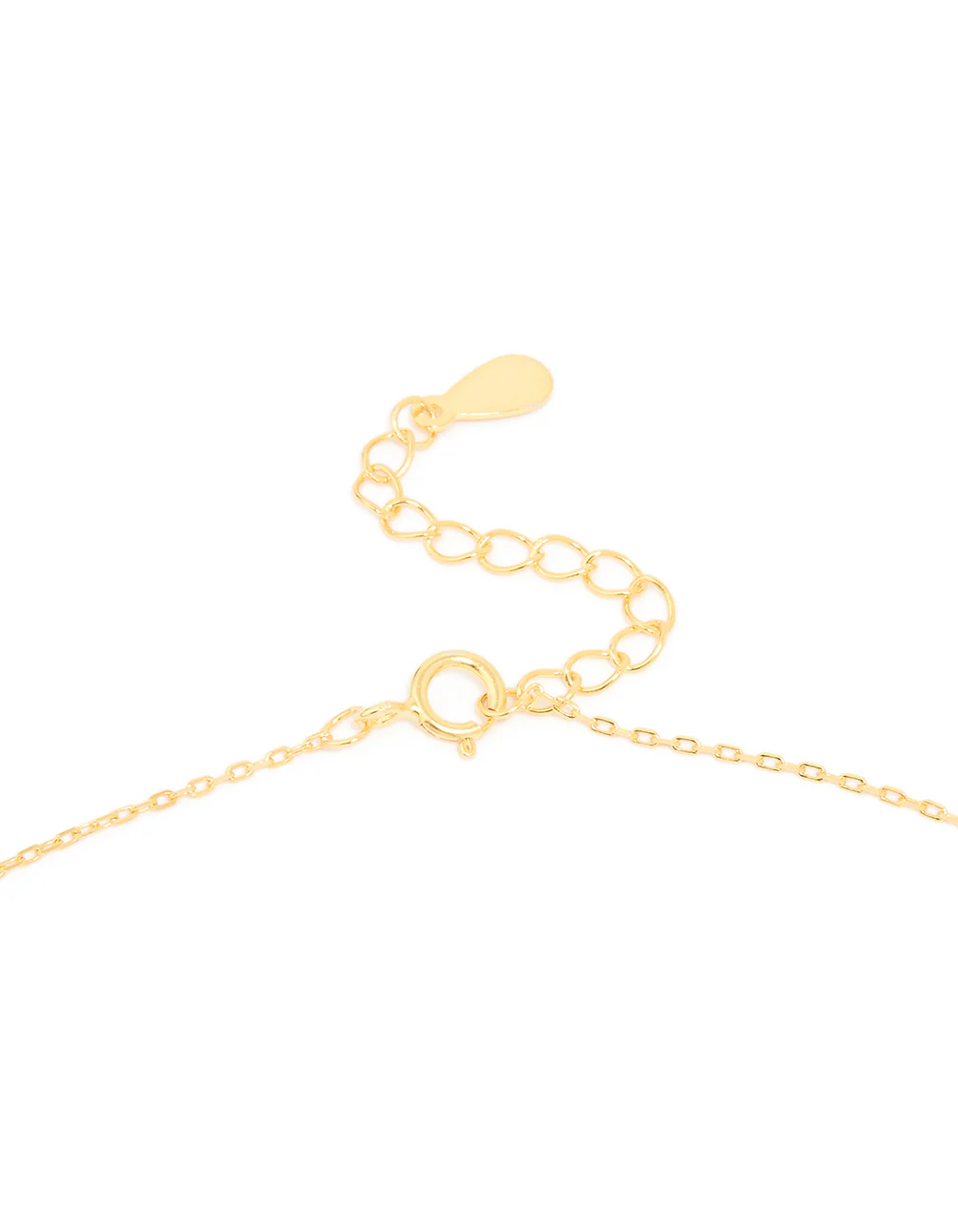 Gold Plated Sterling Silver Cubic Zirconia Cross Necklace - Image 3