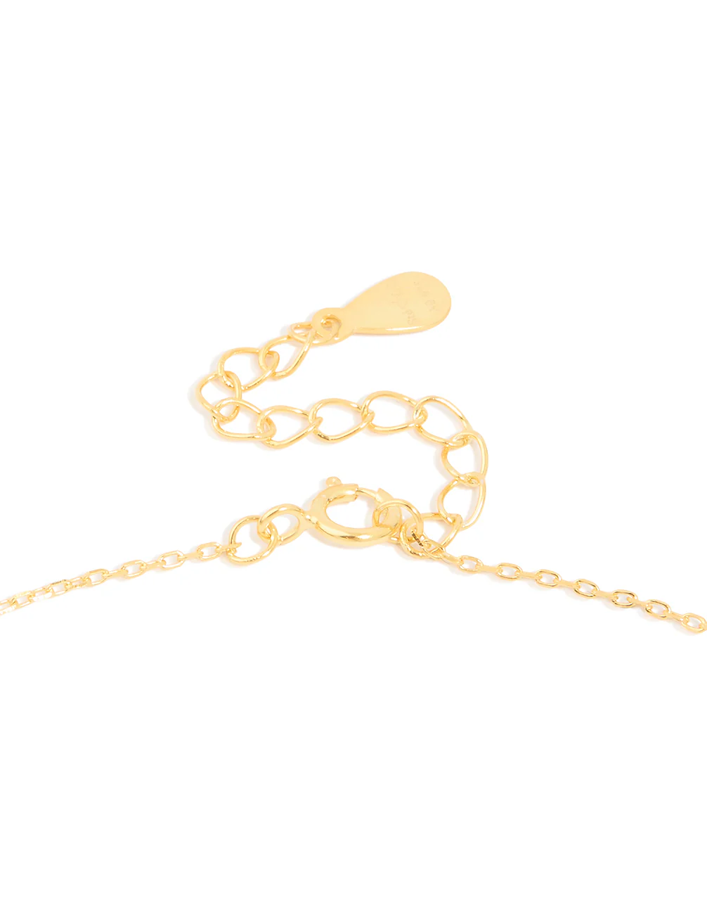 Gold Plated Sterling Silver Cubic Zirconia Cross Necklace - Image 5