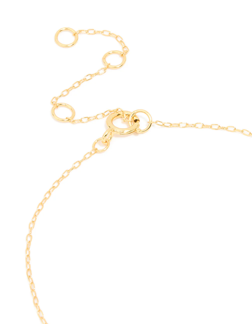Gold Plated Sterling Silver Cubic Zirconia Double Stone Bracelet - Image 3