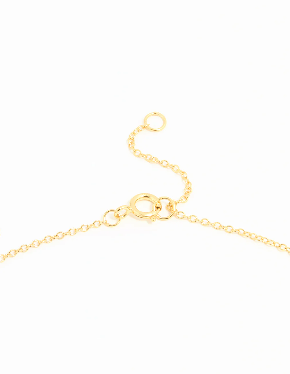 Gold Plated Sterling Silver Cubic Zirconia Flower Necklace - Image 5