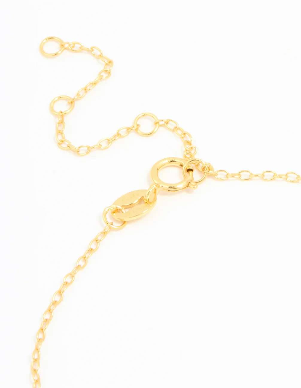 Gold Plated Sterling Silver Cubic Zirconia Infinity & Heart Bracelet - Image 3