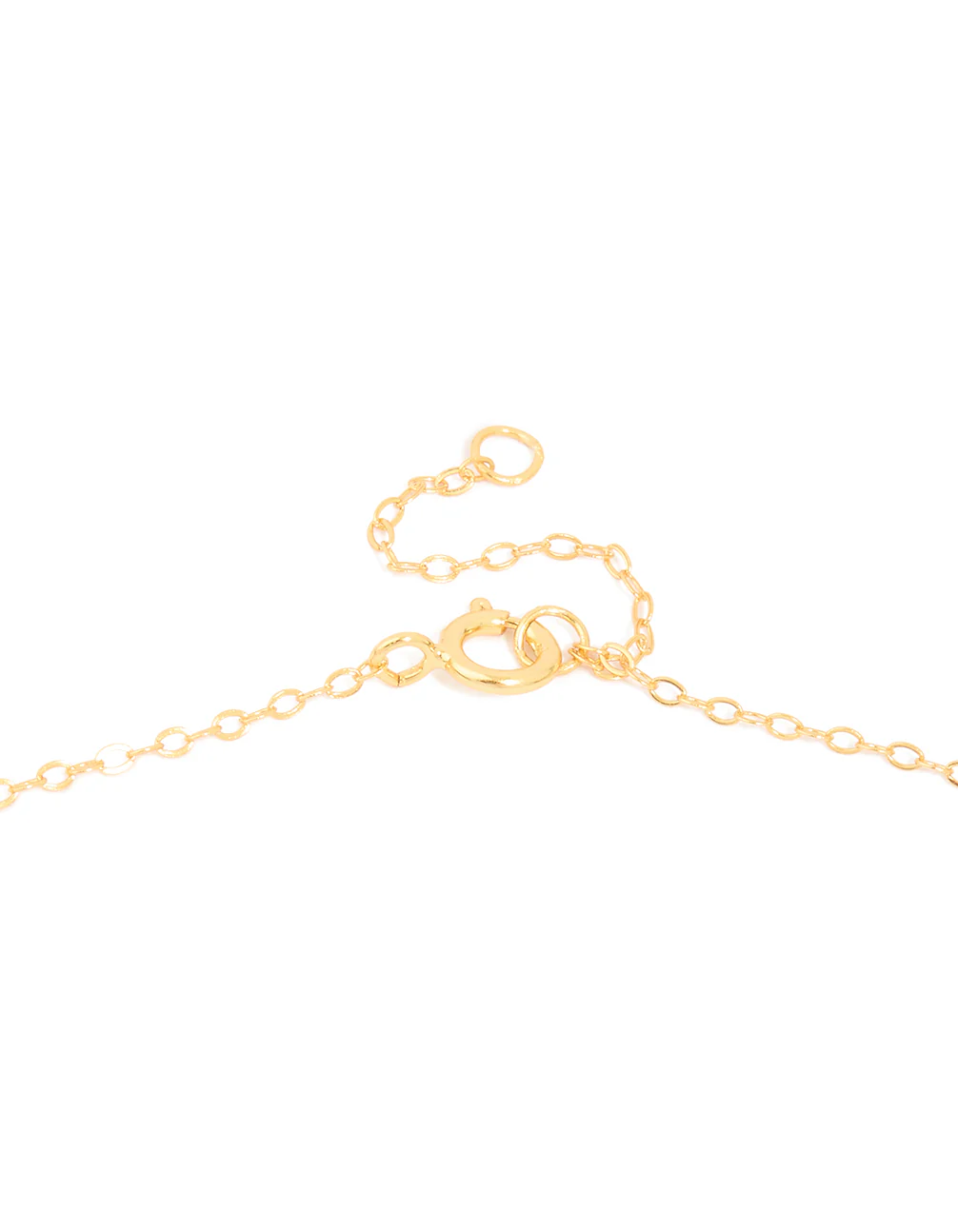 Gold Plated Sterling Silver Cubic Zirconia Large Heart Necklace - Image 5