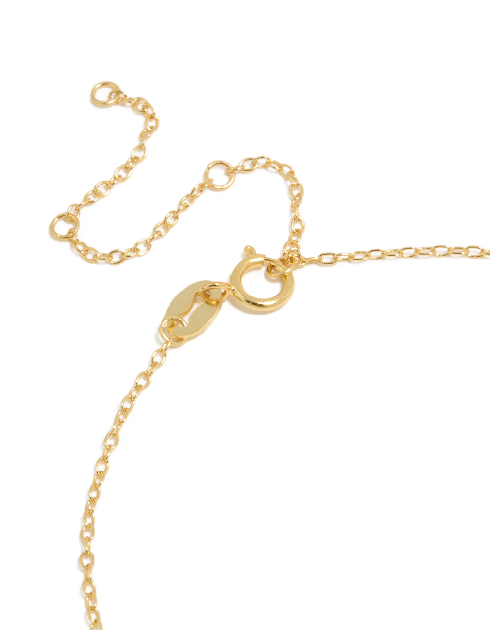 Gold Plated Sterling Silver Cubic Zirconia Letter A Initial Bracelet - Image 4