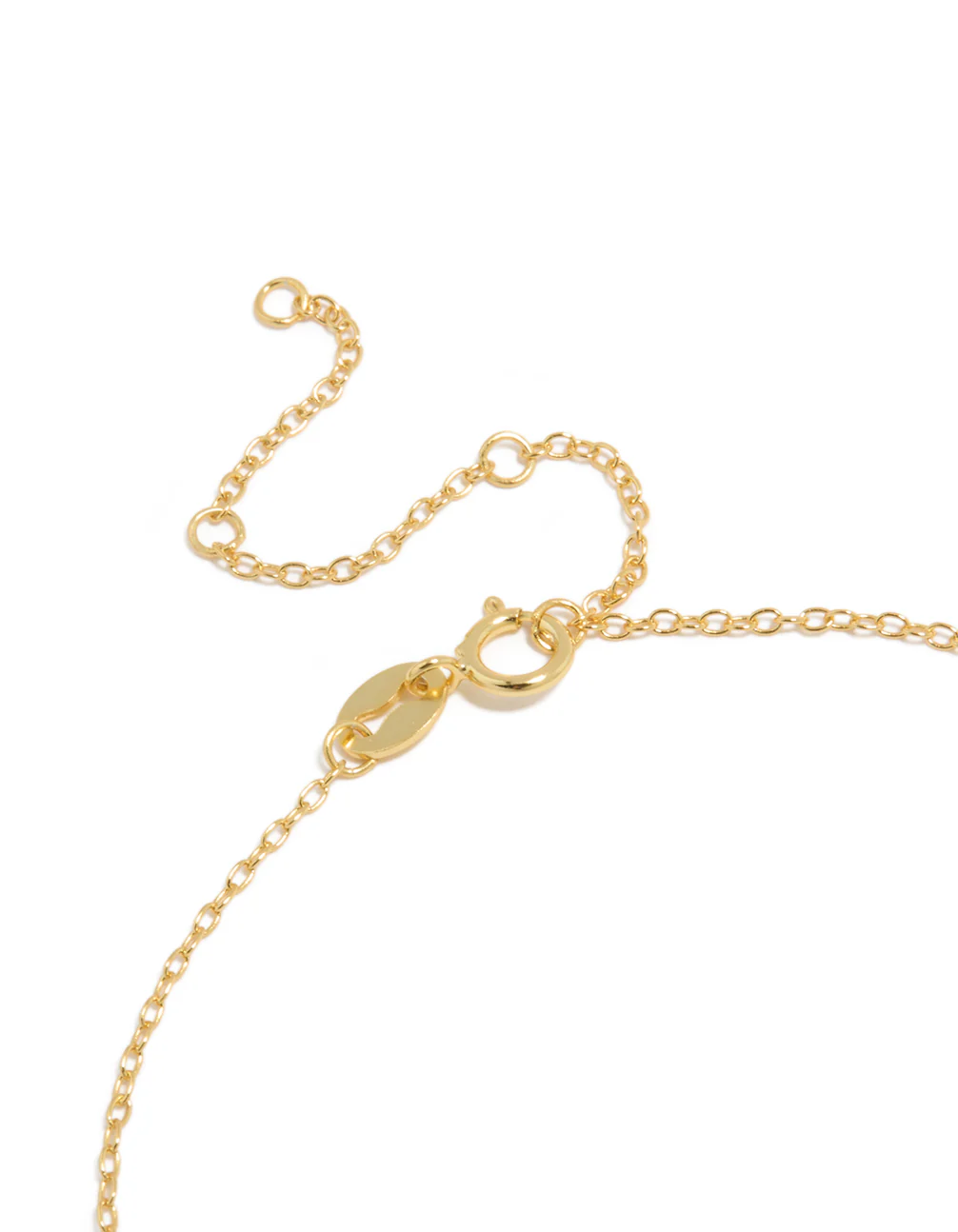 Gold Plated Sterling Silver Cubic Zirconia Letter L Bracelet - Image 4