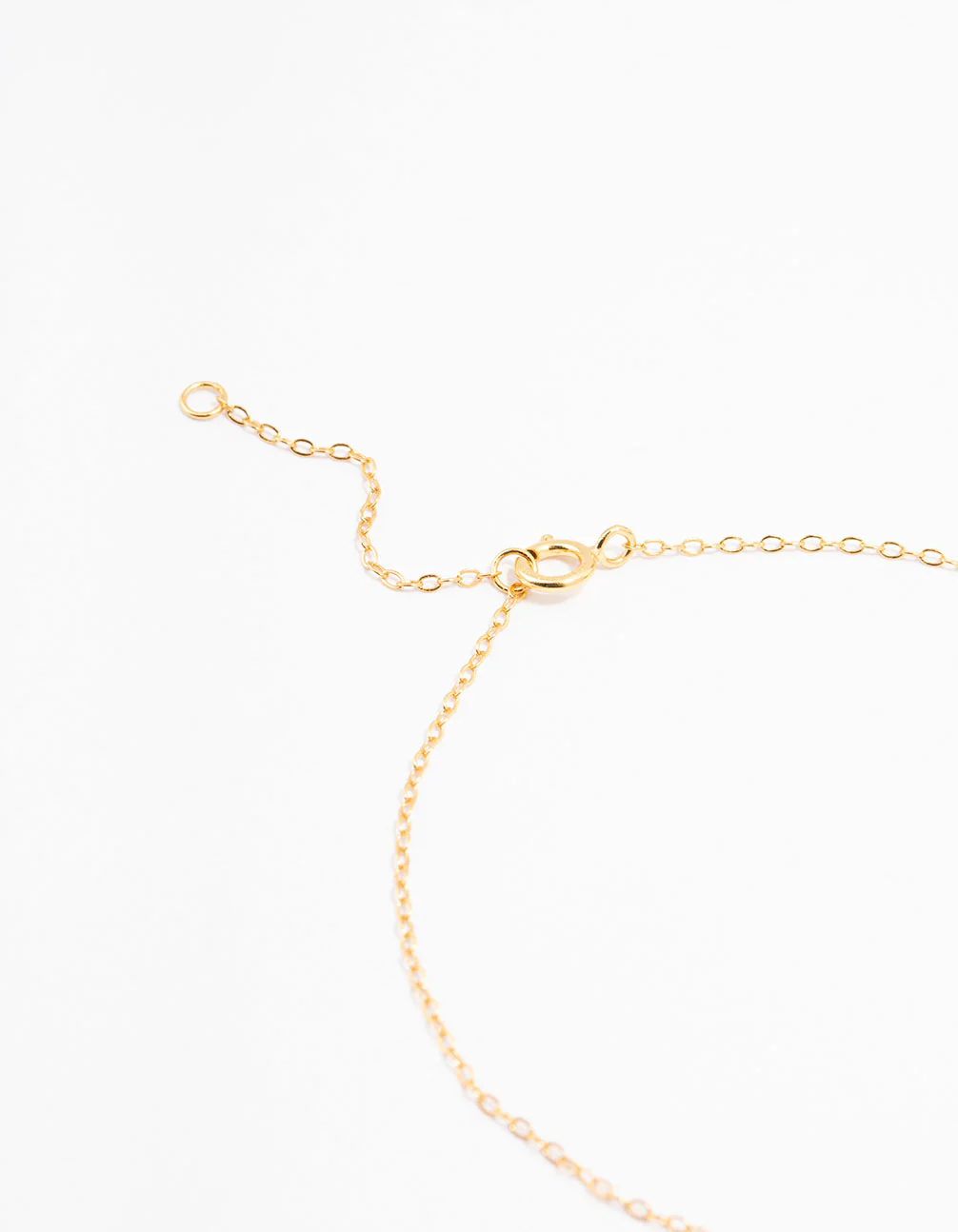 Gold Plated Sterling Silver Cubic Zirconia Mini Butterfly Necklace - Image 3