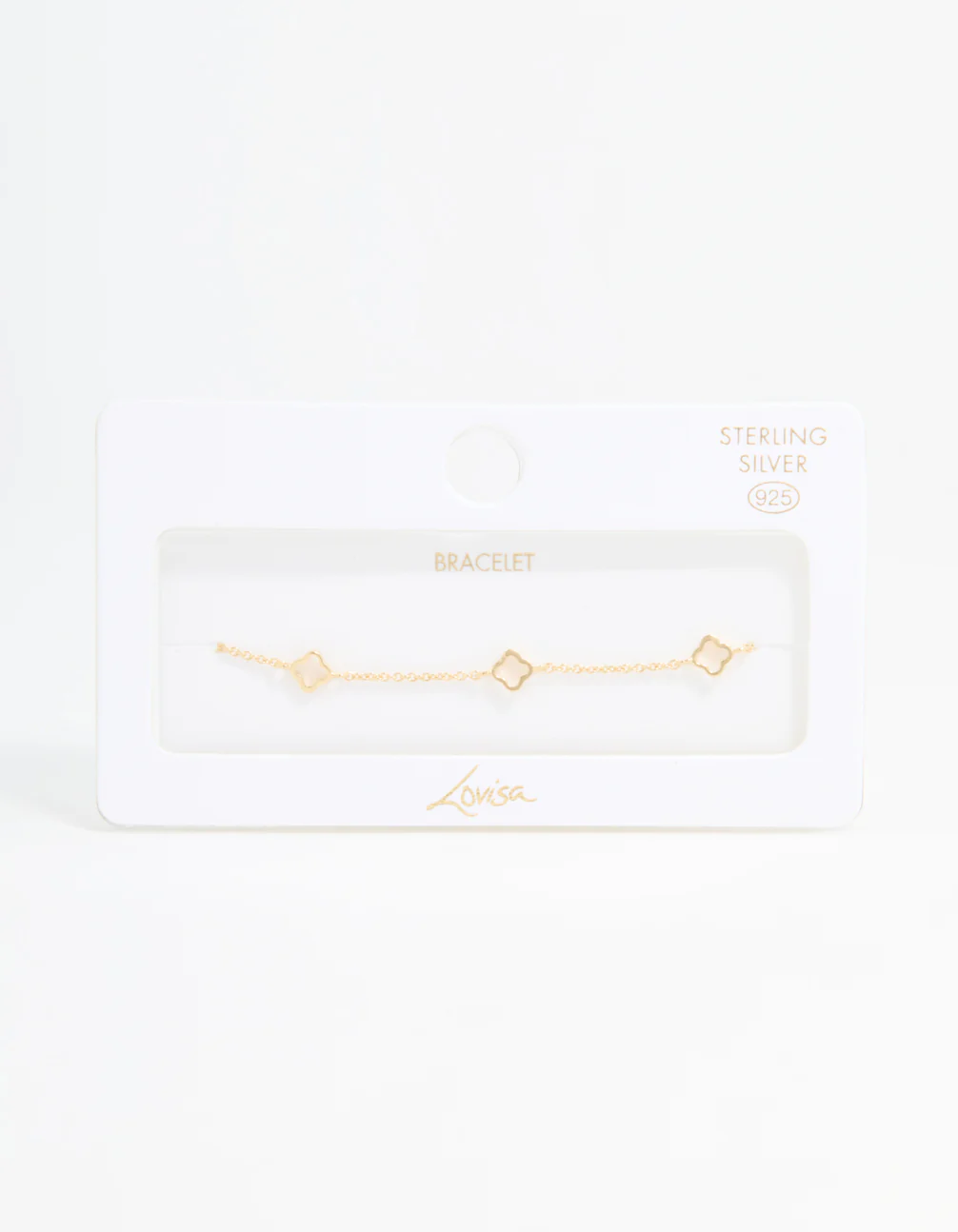 Gold Plated Sterling Silver Flower Statement Bracelet - Image 3