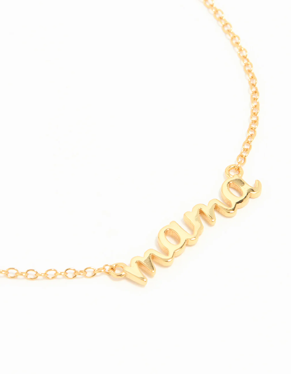 Gold Plated Sterling Silver Mama Toggle Bracelet - Image 2
