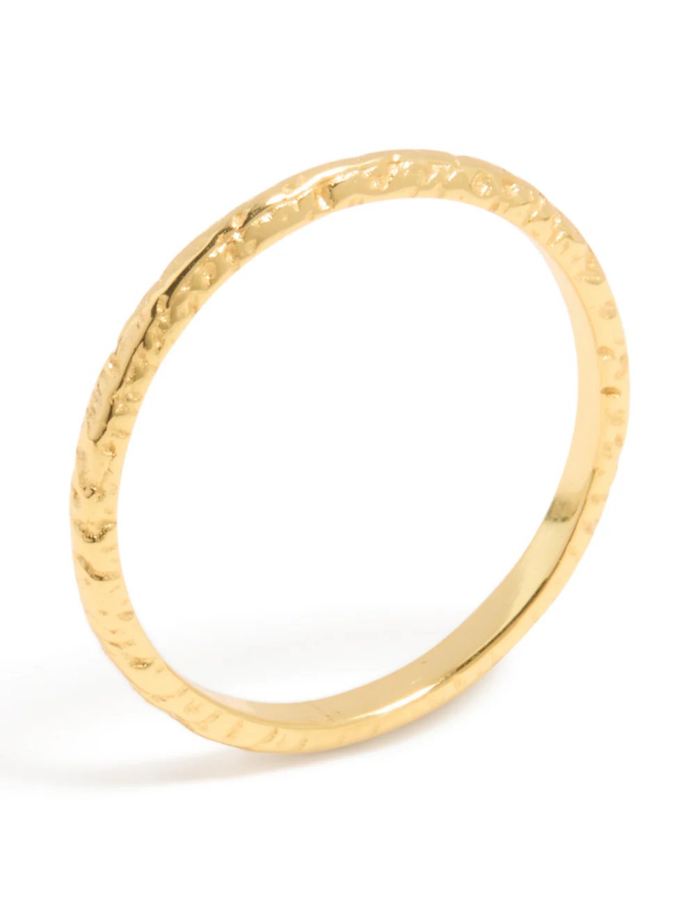Gold Plated Sterling Silver Molten Ring - Image 4
