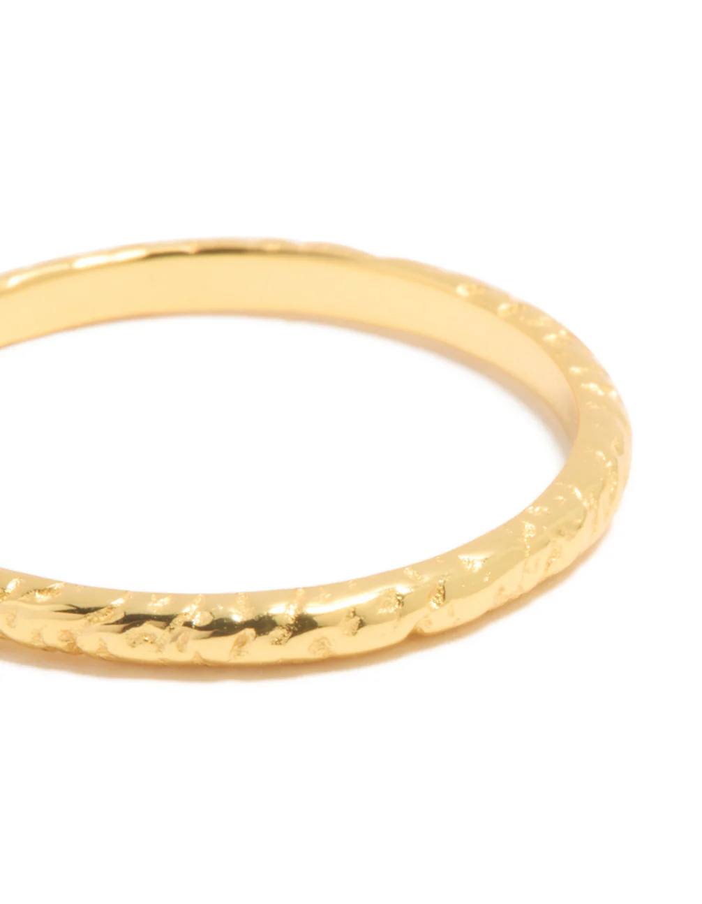Gold Plated Sterling Silver Molten Ring - Image 5