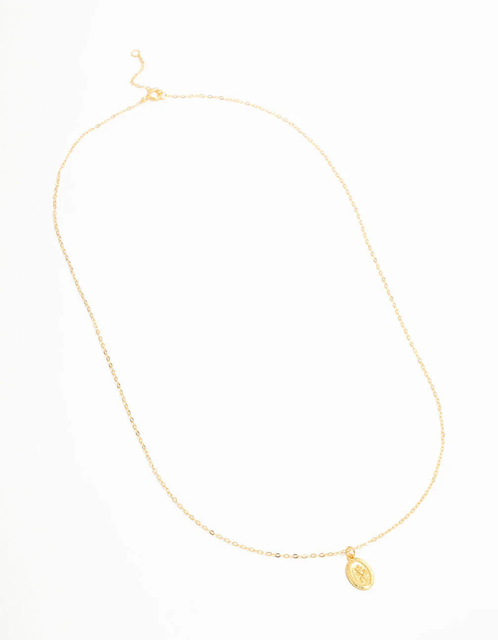 Gold Plated Sterling Silver St. Christopher Pendant Necklace - Image 4