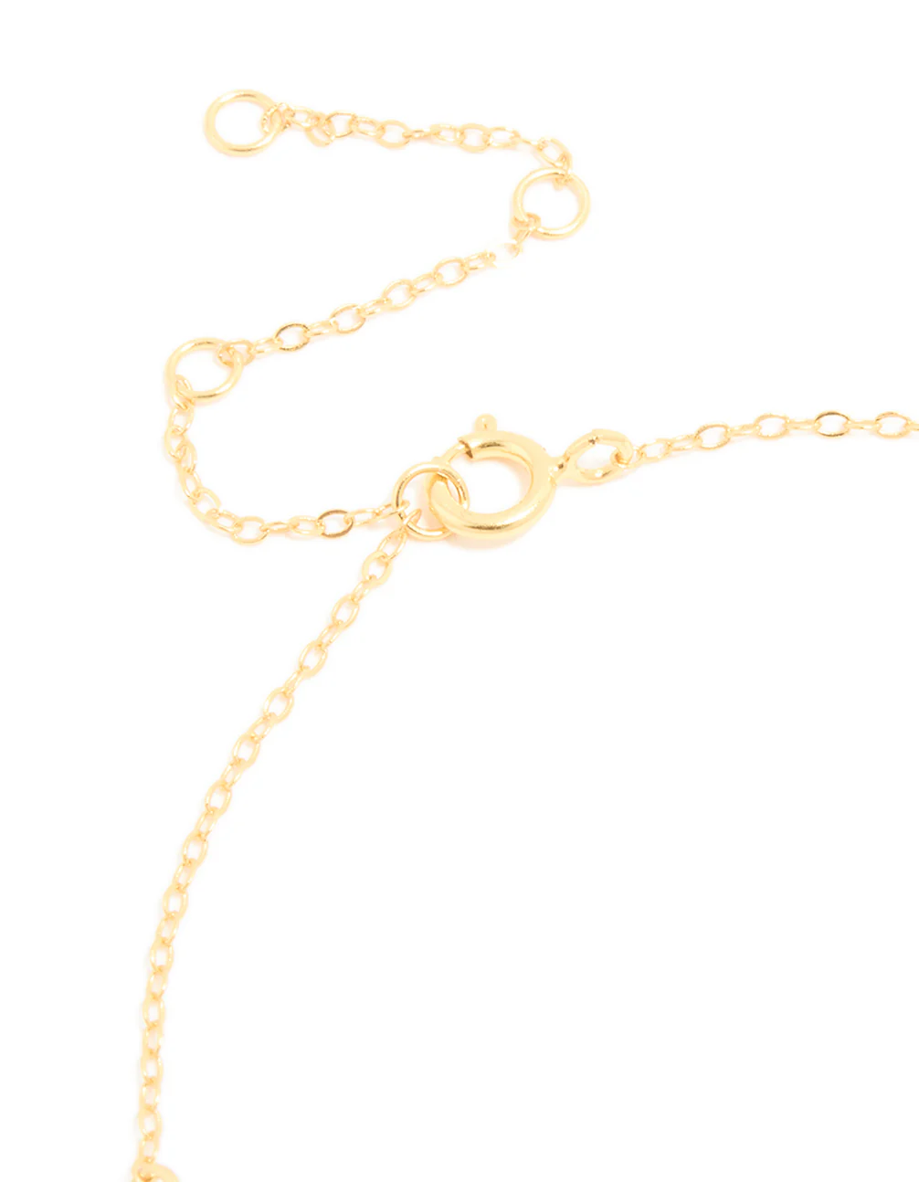 Gold Plated Sterling Silver Tigers Eye Semi Precious Stone Station Bracelet - Image 4