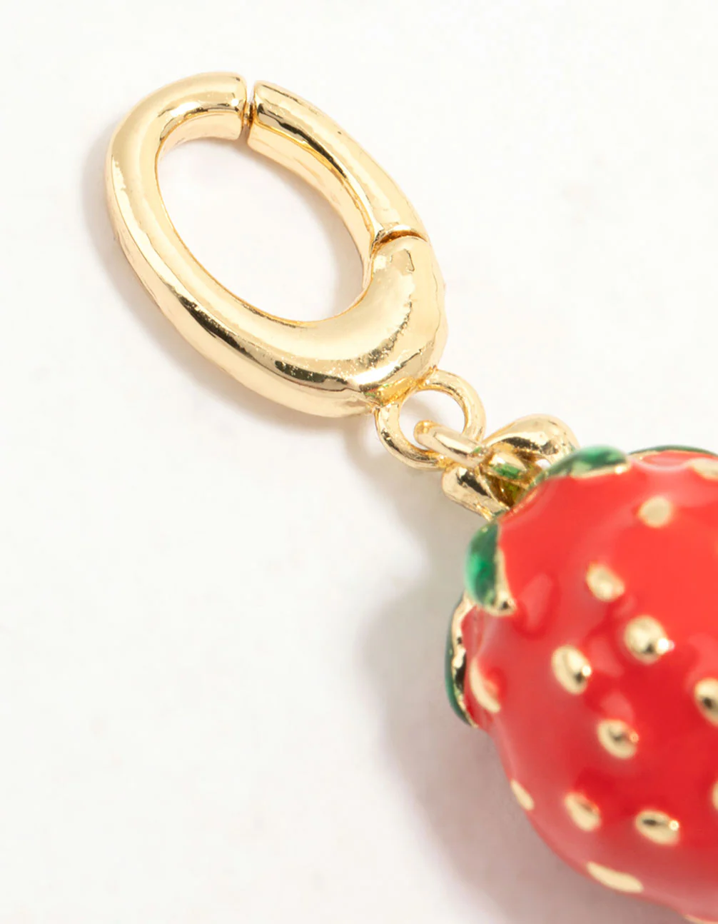 Gold Plated Strawberry Charm - Image 2
