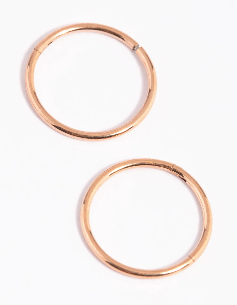 Gold Plated Surgical Steel Fine Sleeper Earrings 10MM