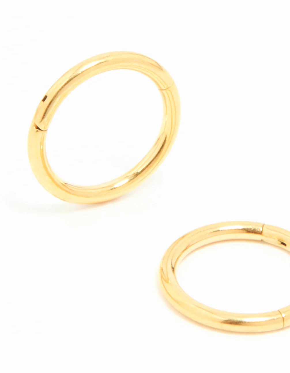 Gold Plated Surgical Steel Sleeper Earrings - Image 4