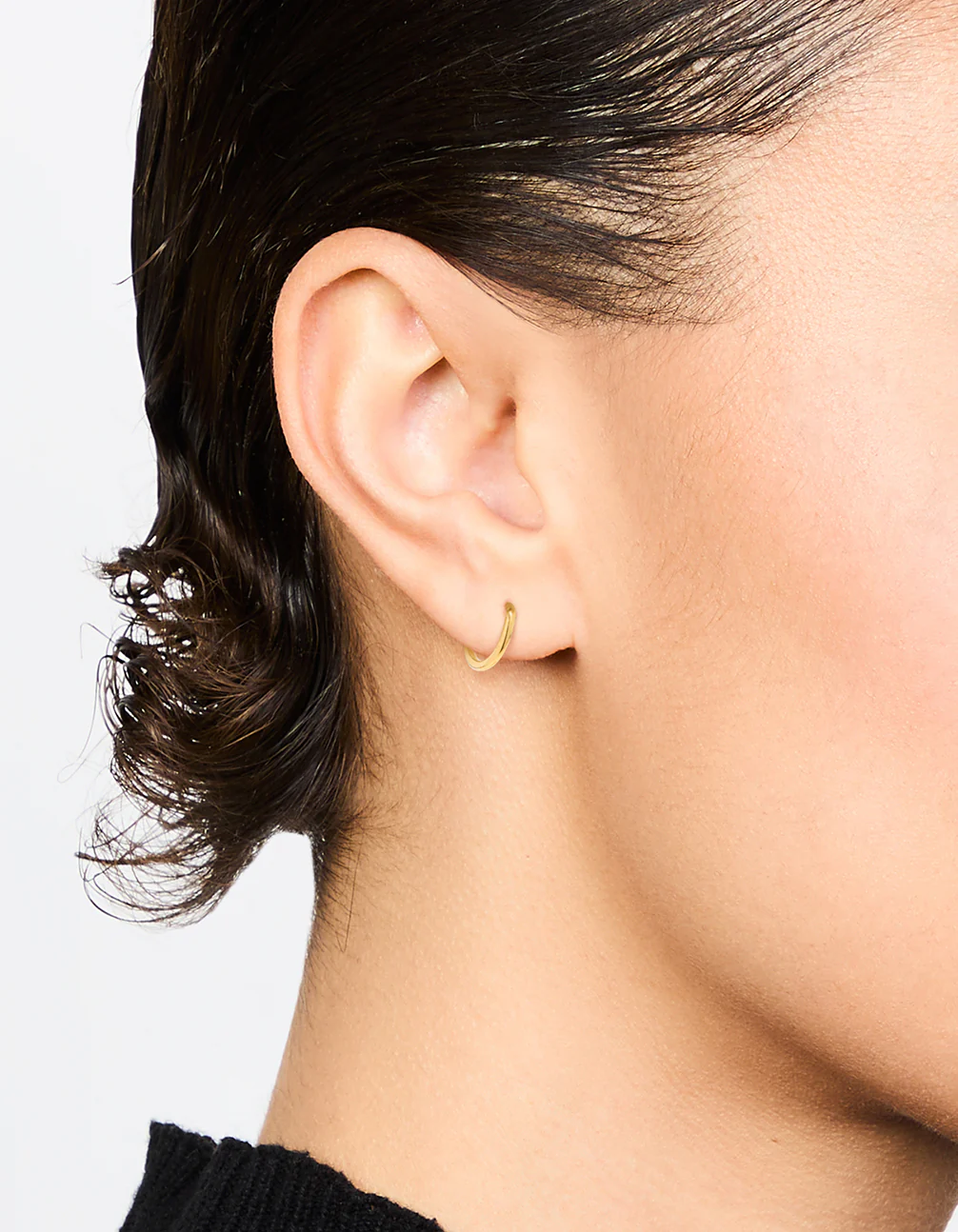 Gold Plated Surgical Steel Sleeper Earrings - Image 2