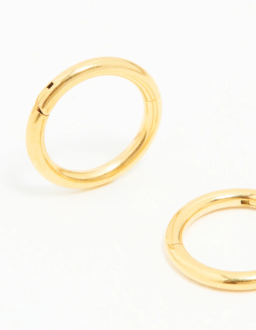 Gold Plated Surgical Steel Sleeper Earrings - Image 4
