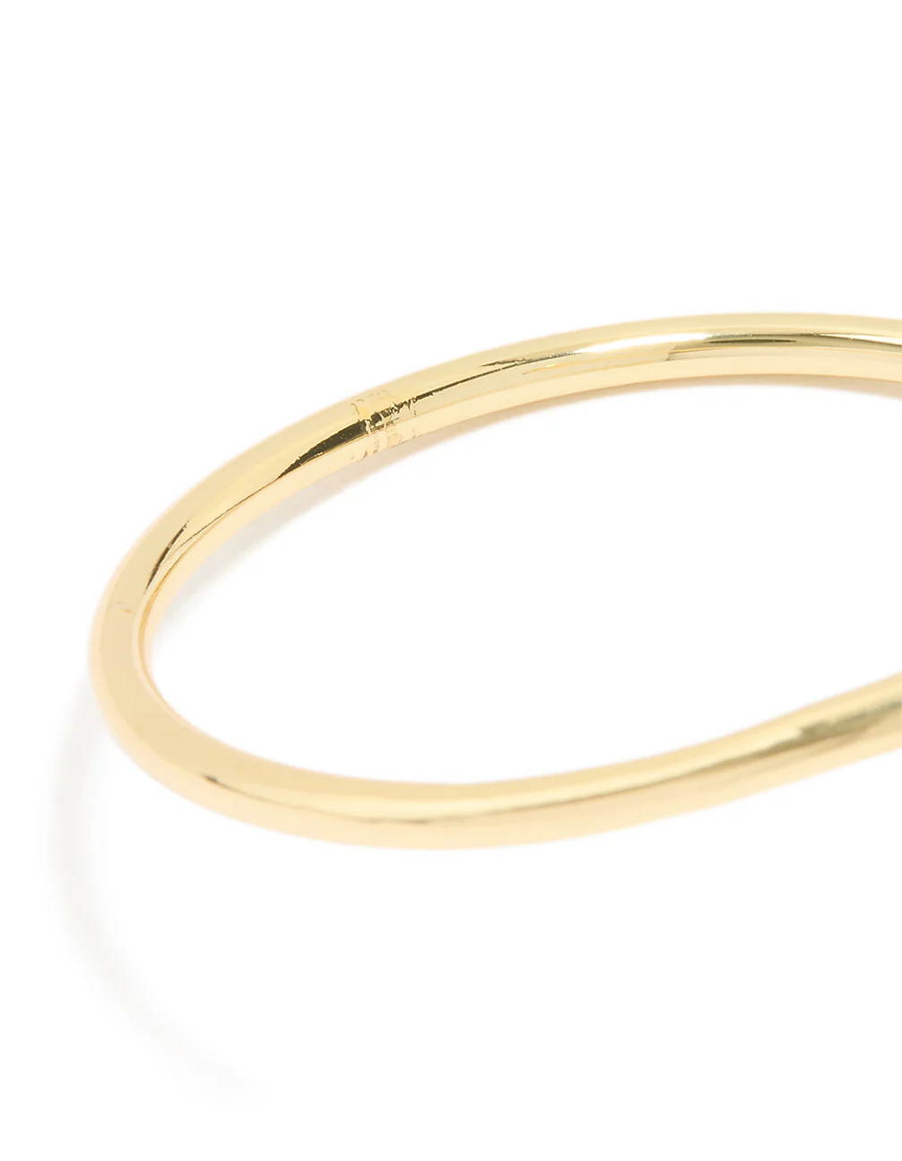 Gold Plated Teardrop Wrist Cuff - Image 3
