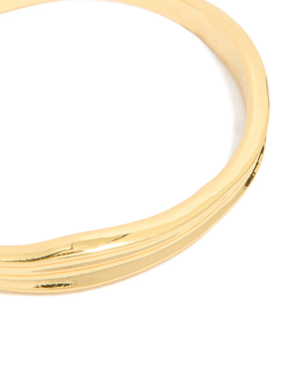 Gold Plated Thin Line Wrist Cuff - Image 4