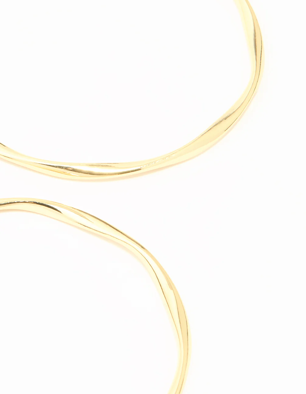 Gold Plated Twist Bangles 3-Pack - Image 3