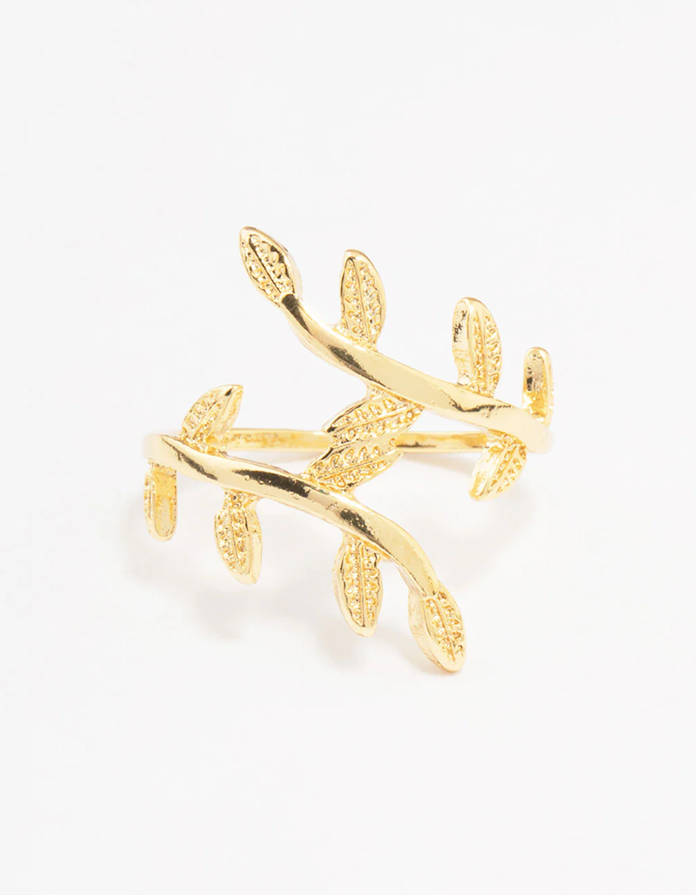 Gold Plated Vine Wrap Ring - Image 3