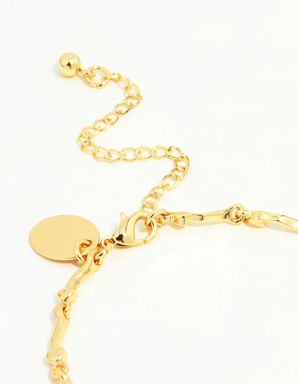 Gold Plated Winding Mini Flower Bracelet - Image 3