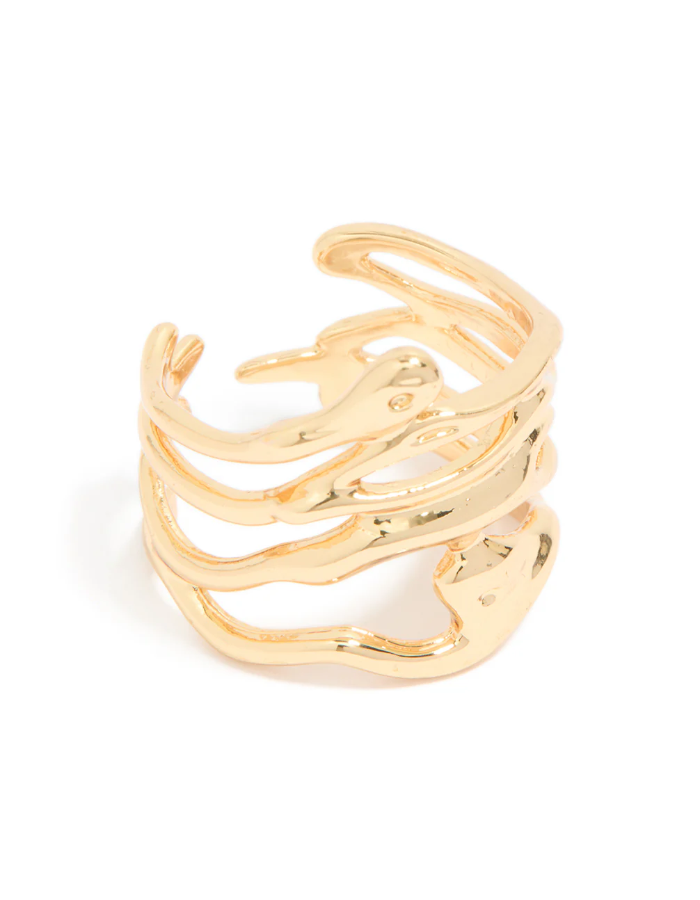 Gold Plated Wrap Around Ring - Image 2