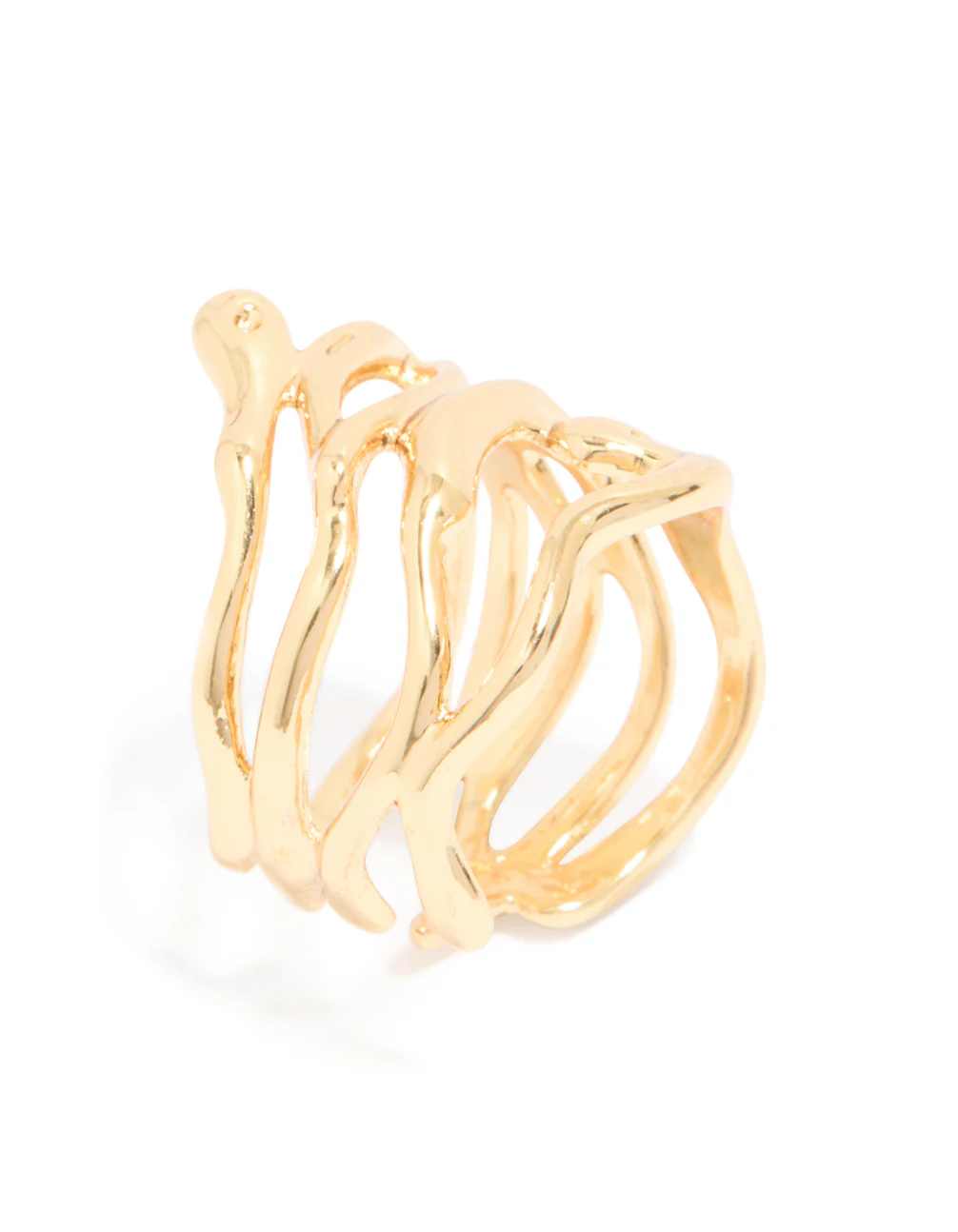 Gold Plated Wrap Around Ring - Image 4