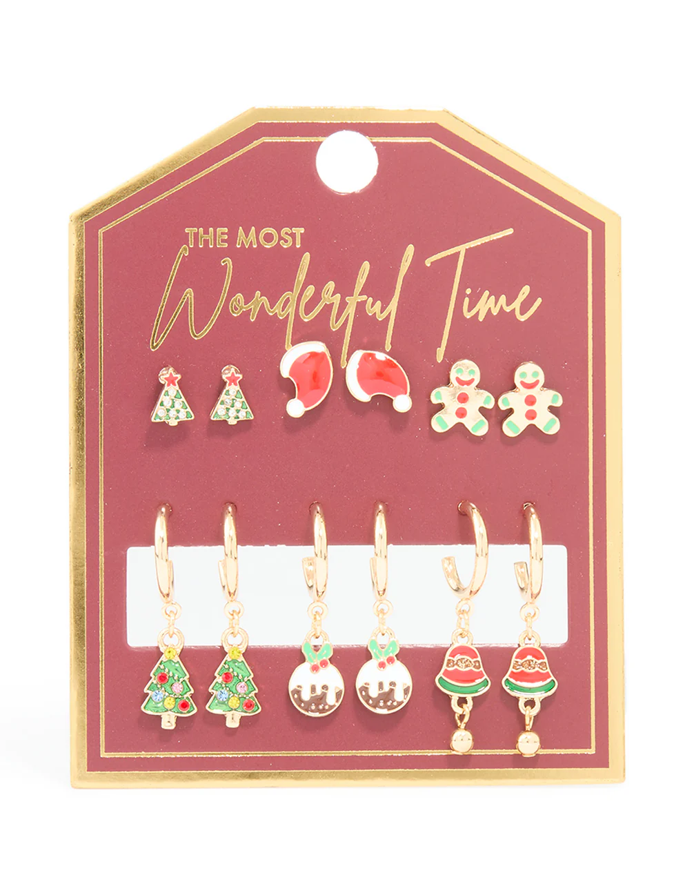 Gold Pudding & Bell Earrings 6-Pack - Image 3