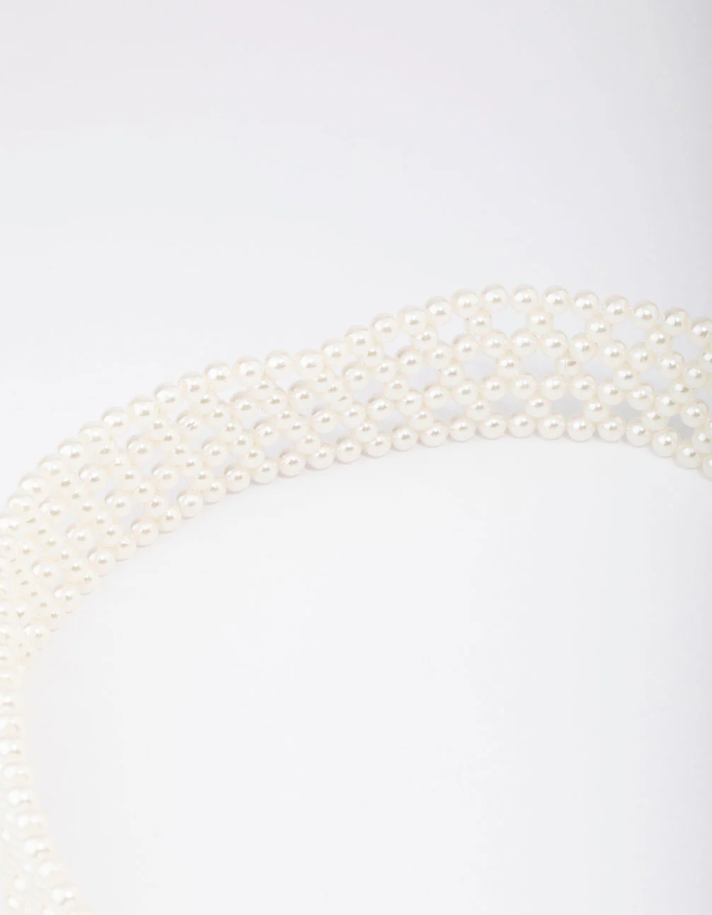 Gold Rectangular Pearl Belt - Image 3