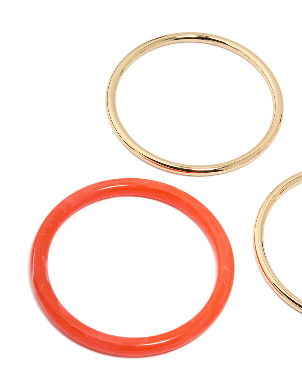 Gold Red & Pink Bangles 5-Pack - Image 2