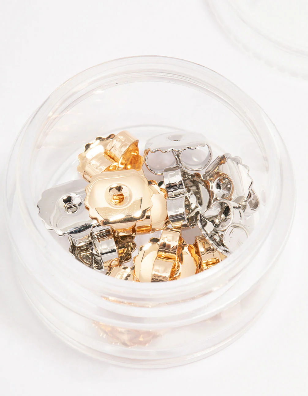 Gold & Silver Large Butterfly Earring Backs - Image 3
