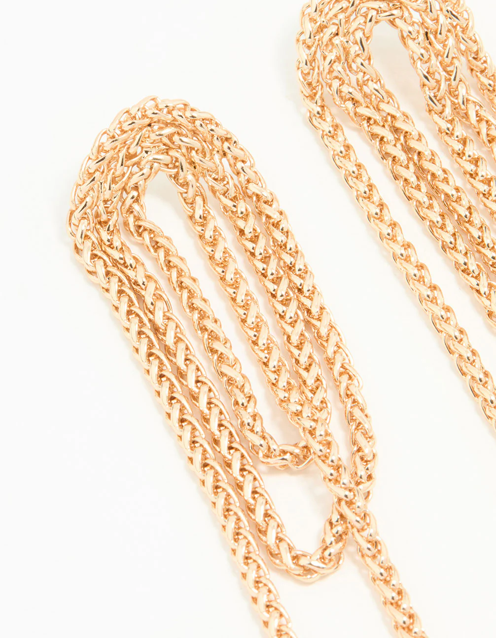 Gold Rope Drop Earrings - Image 4