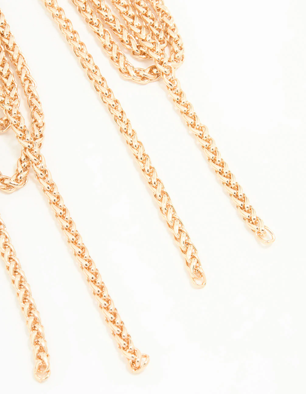 Gold Rope Drop Earrings - Image 5