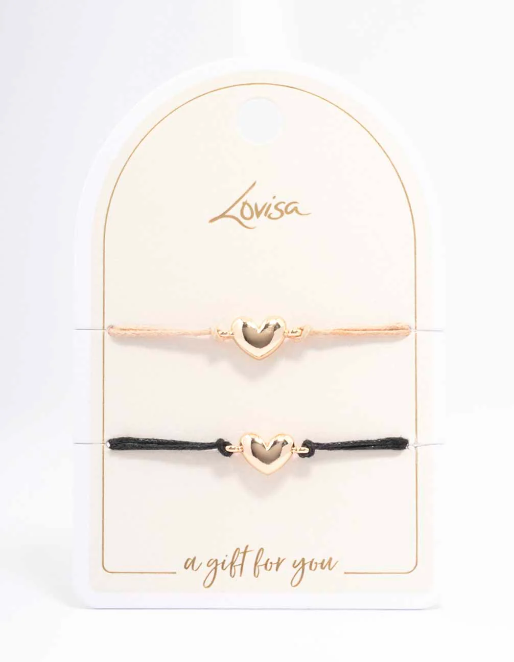 Gold Rope Heart Bracelet - Image 2