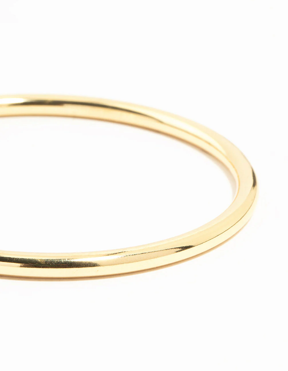 Gold Round Bangle - Image 2