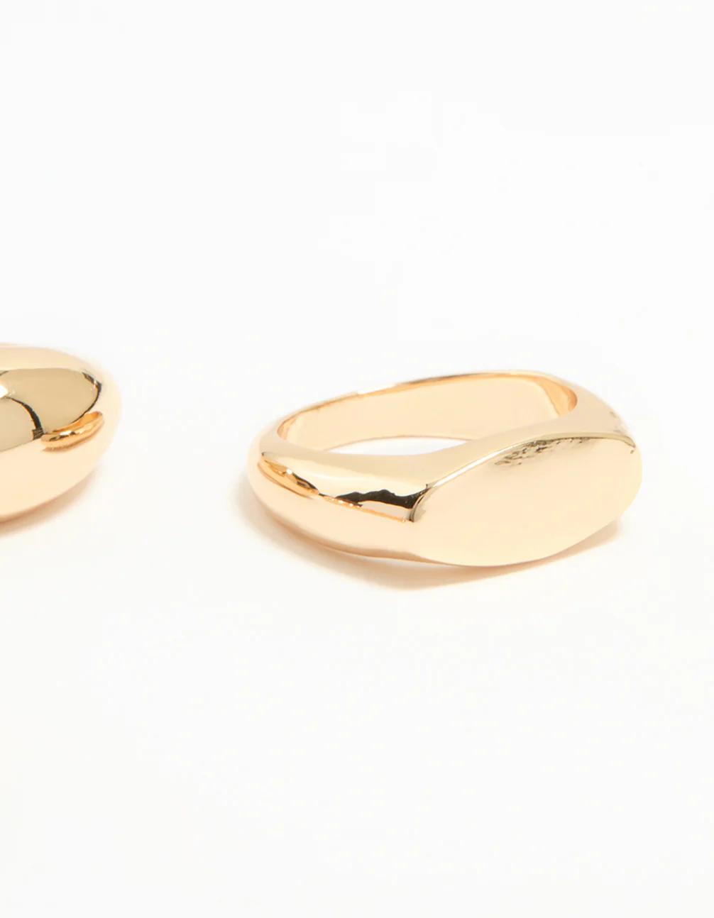 Gold Signet & Twist Rings 5-Pack - Image 3