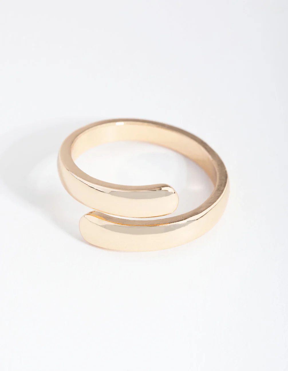 Gold Smooth Wrap Ring - Image 2