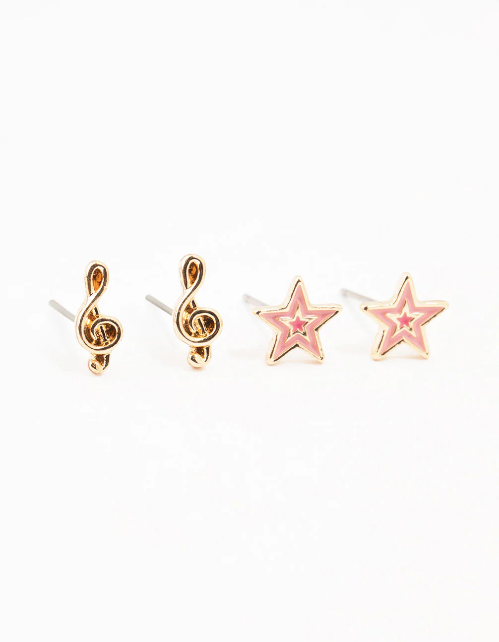 Gold Star Cow Girl Earrings 3-Pack - Image 2